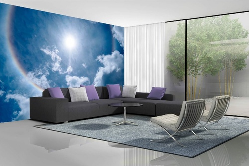 Vlies Fototapete - Sonne Halo-Effekt 375 x 250 cm